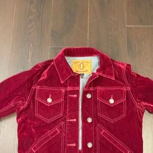 Marc Jacobs Red Velvet Jacket